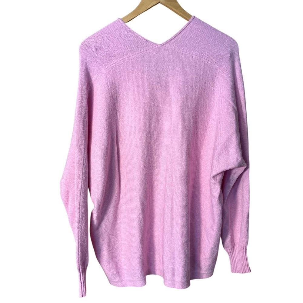 Lilly Pulitzer Sevie Dolman Sweater Large Magnolia Lilac Pink Like New - Picture 7 of 11